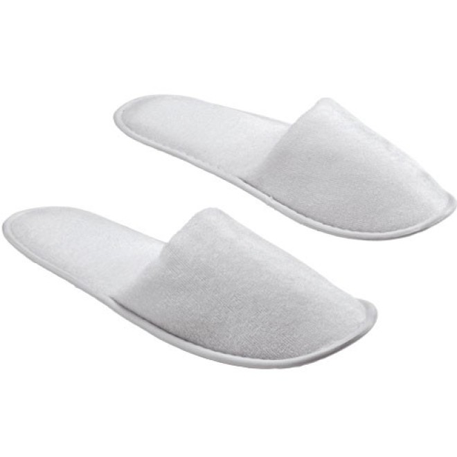 Frottee Slipper geschlossen - Universalgröße (10 Paar je Verpackung, kein Privatverkauf)